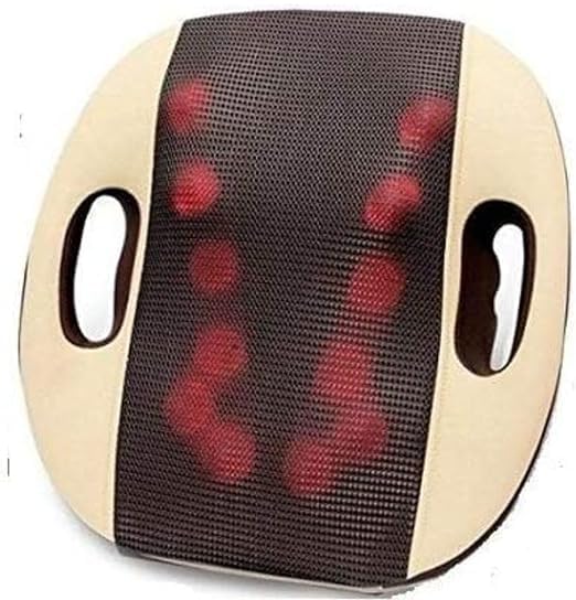 DR BWC Corded Electric Blueidea Back Massage Cushion Car Seat Massager Portable Massage For Back Pain Back Massager For Chair And Sofa 3D Back Massager 12 Ball Massager Deep Massage Cushion