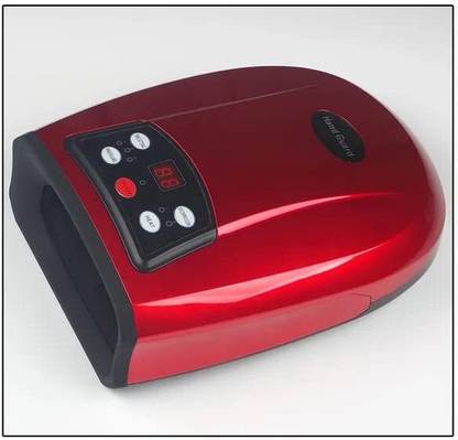 Dr BWC Hand Massager Heat Compression Hand Palm Massager for Cold Hands Numbness Pain Relief Massager (Red, White)
