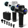 Dr BWC® Massage Gun Body Massager Touch Display Percussion Flash Gun Back Massager for Men & Women With 6 Massage Heads 3 Speed For Deep Tissue Massage Body Relaxation And Pain Relief (Black)