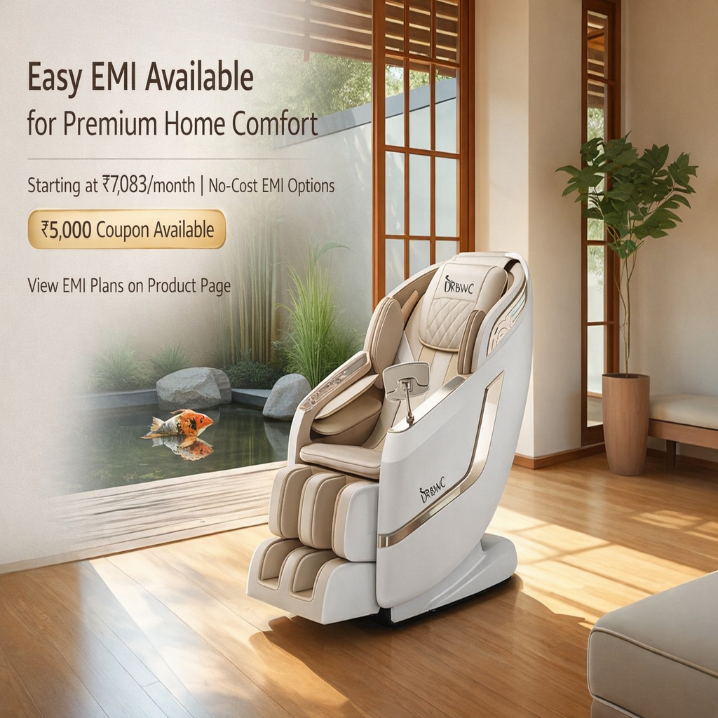 DR BWC® Leather 4D Zero Gravity Massage Chair for Stress, Pain Relief Electric Massage Chair AI Intelligent Core Manipulator with Bluetooth, Long SL Track 24 Combination Massage,Best for Home Use