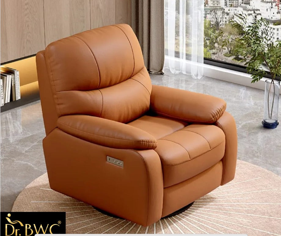 Luxury Motorised Recliner Sofa for Living Room & Home Theatre | German Engineering | Plush Upholstery | Effortless Move & Recline
