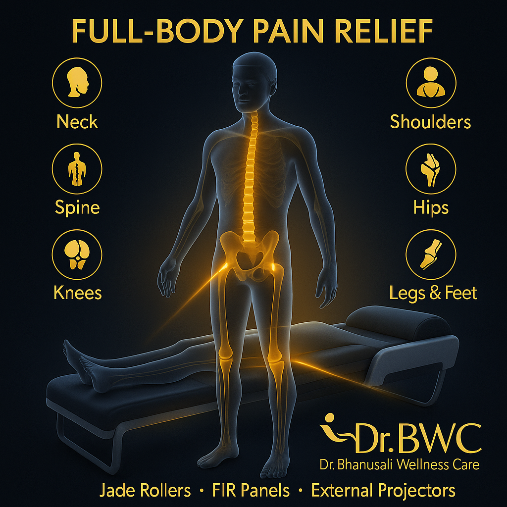 Dr BWC® Advanced Master V4 Thermal Massage Bed | 18 Auto Therapy Modes | Full Body FIR Heat + Jade Roller Spinal Massage | Spine Scanning | Chiropractic Stretch | Pain Relief, Posture Correction, Stress Relief & Sleep Therapy | Home Wellness Bed