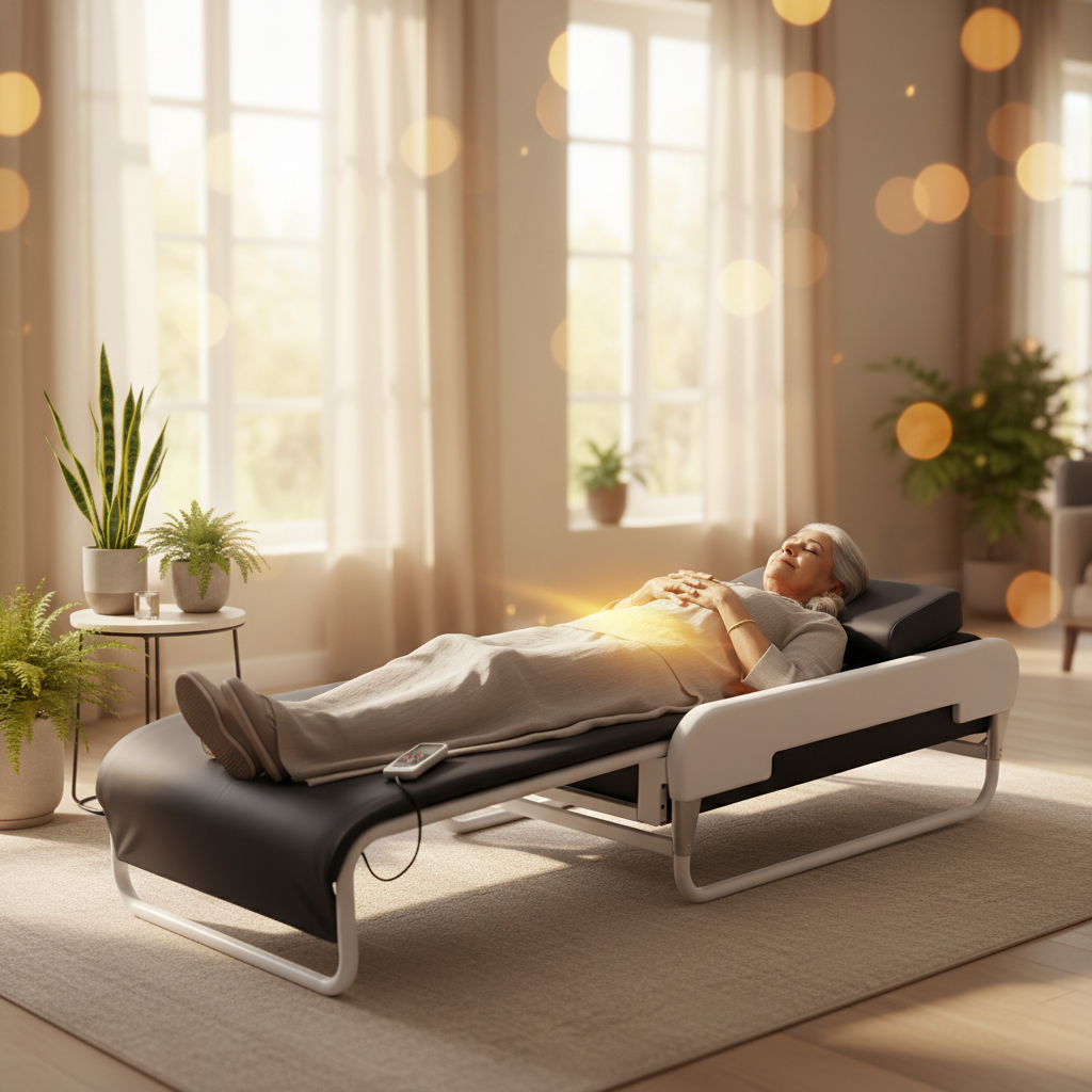 Dr BWC® Advanced Master V4 Thermal Massage Bed | 18 Auto Therapy Modes | Full Body FIR Heat + Jade Roller Spinal Massage | Spine Scanning | Chiropractic Stretch | Pain Relief, Posture Correction, Stress Relief & Sleep Therapy | Home Wellness Bed