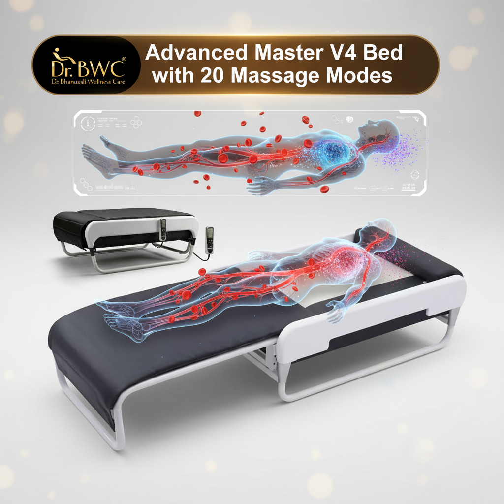 Dr BWC® Advanced Master V4 Thermal Massage Bed | 18 Auto Therapy Modes | Full Body FIR Heat + Jade Roller Spinal Massage | Spine Scanning | Chiropractic Stretch | Pain Relief, Posture Correction, Stress Relief & Sleep Therapy | Home Wellness Bed