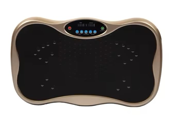 Dr BWC® Crazy Fit Vibration Plate home Workouts | Whole Body Vibration Machine for Home & Gym |  Resistance Bands & 99 Speed Levels |