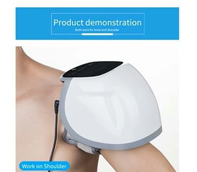 Dr BWC® echargeable Knee Massager for Joint Pain Relief- Heat and Kneading Infrared Heated Vibration Physiotherapy Relaxing Knee Massage