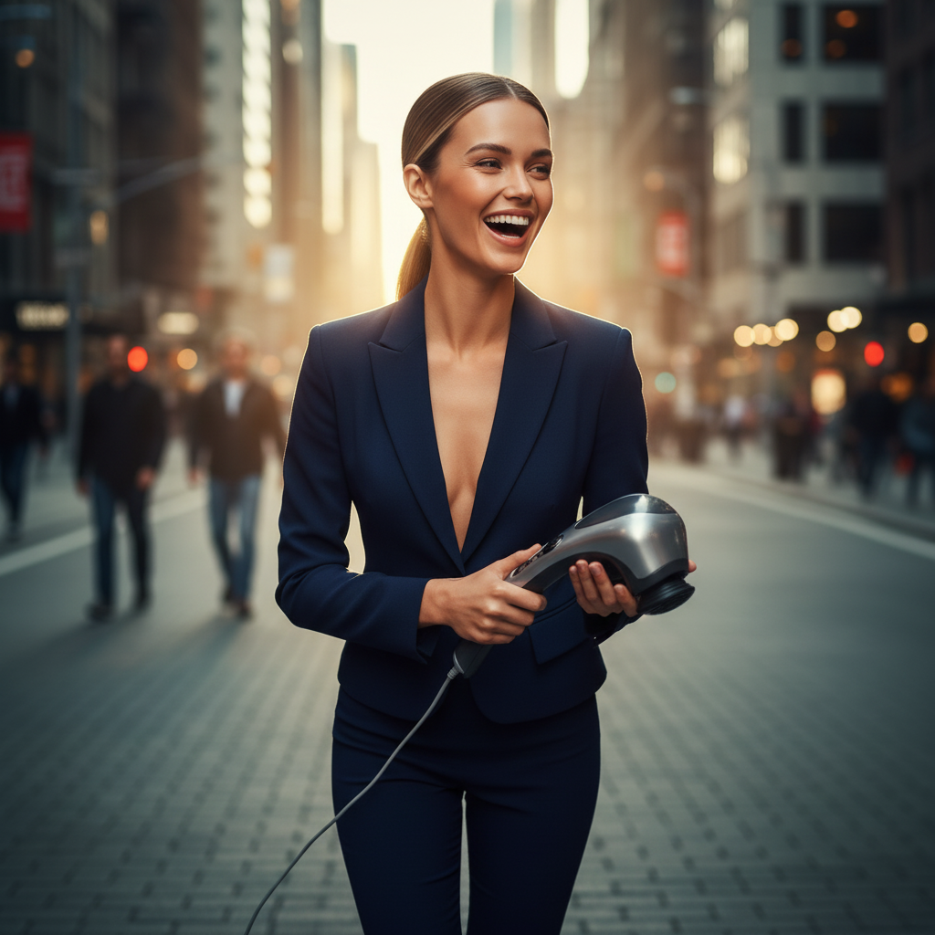 Dr BWC Double Head Massager Double Headed Full Body Pain Relief Massager with Infrared Deep Tissue Massage Massager  (Black, Red)