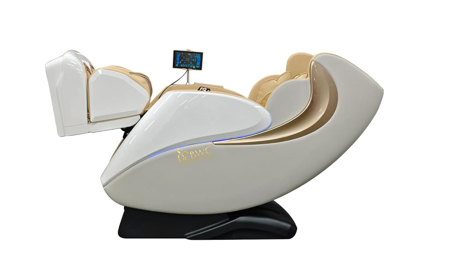 DR BWC® Elite 5D AI Smart Massage Chair , Zero Gravity Recline, Ultra-Long SL Track, Tablet Control, Heat Therapy & Foot-Calf Rollers – Royal Business Class