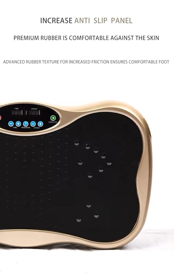 Dr BWC® Crazy Fit Vibration Plate home Workouts | Whole Body Vibration Machine for Home & Gym |  Resistance Bands & 99 Speed Levels |