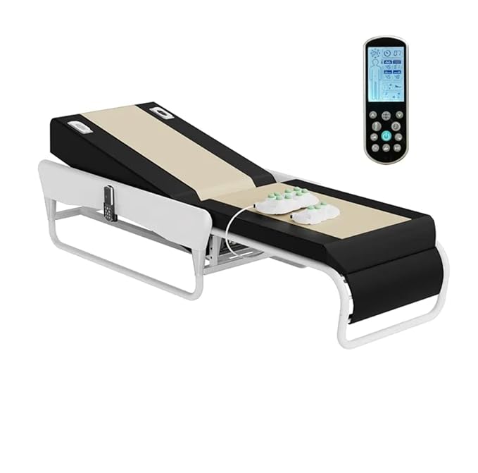 DR BWC® Master V4 Gold Thermal Heating Jade Stone Therapy Bed, Fully Automatic & Two Semi- Automatic Modes for Therapy Spinal Bed