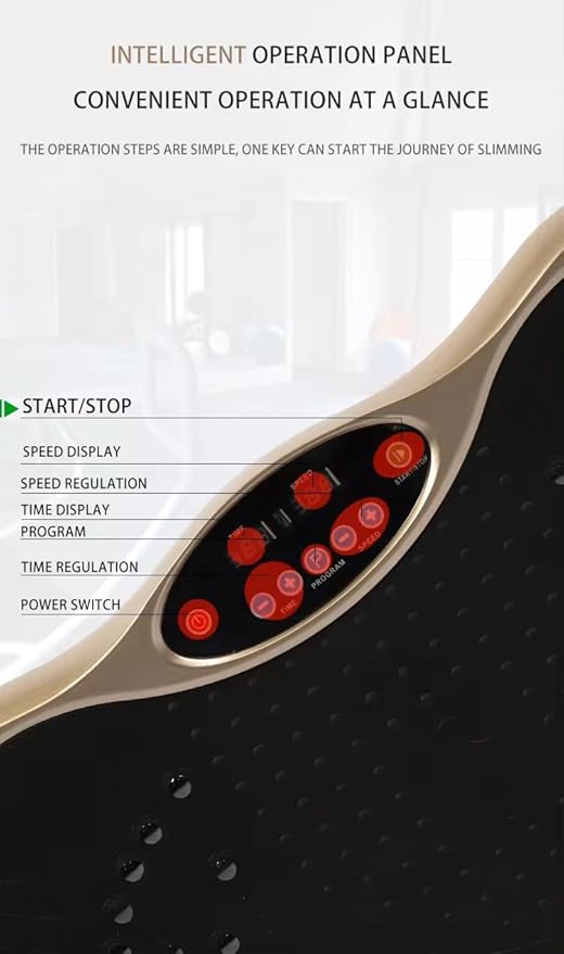 Dr BWC® Crazy Fit Vibration Plate home Workouts | Whole Body Vibration Machine for Home & Gym |  Resistance Bands & 99 Speed Levels |