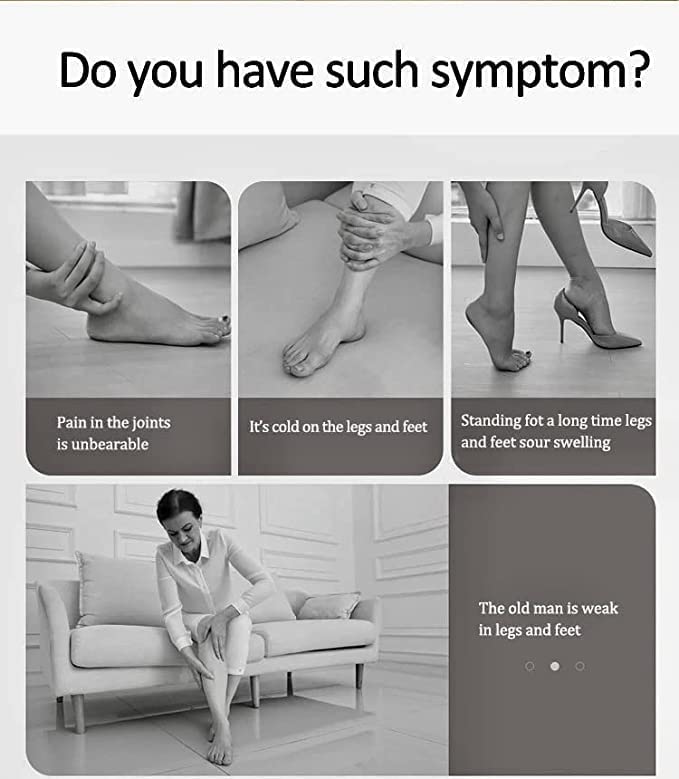 Dr BWC® Premium Foot, Calf & Thigh Massager with Heat, Vibration & Air Compression | 6 Modes, 4 Intensities | Adjustable Fit | Auto Shut-Off | Ideal for Pain Relief & Circulation