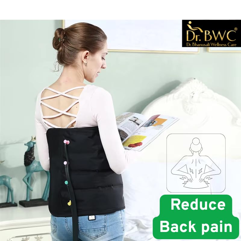 DR BWC® Leg, Calf & Foot Pneumatic Air Compression Massager with 4 Chamber, Remote| Leg Recovery Massager for Pain Relief & Circulation | Portable Air Pressure Therapy Pants