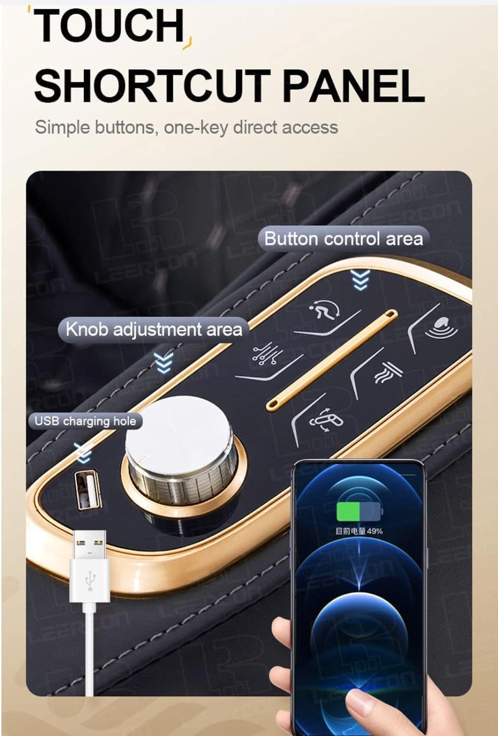 DR BWC® Space Capsule Zero Gravity Business Class Massage Chair for Stress Relief | Electric Massage Machine | Hot Compress Therapy | Auto Wellness Massage Chair for Back Pain Relief (Golden Brown)