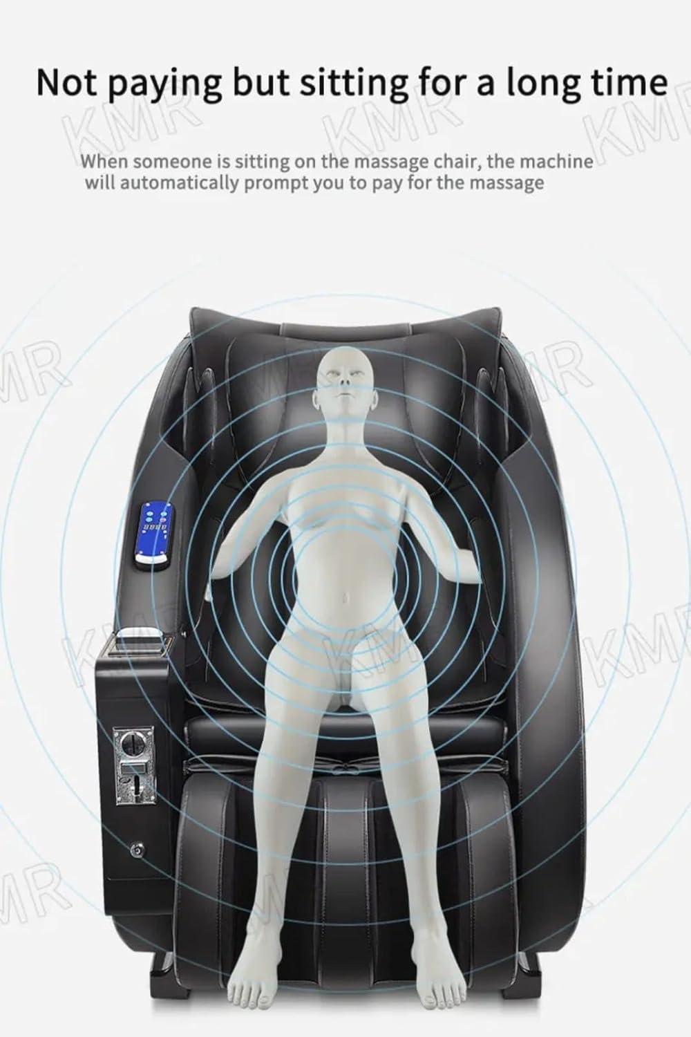 DR BWC® Coin Operated Massage Chair for Business & Commercial Use | Full Body Relaxation Recliner with Vending System | Premium Zero Gravity Chair for Malls, Gyms, Airports, Hotels & Waiting Lounges