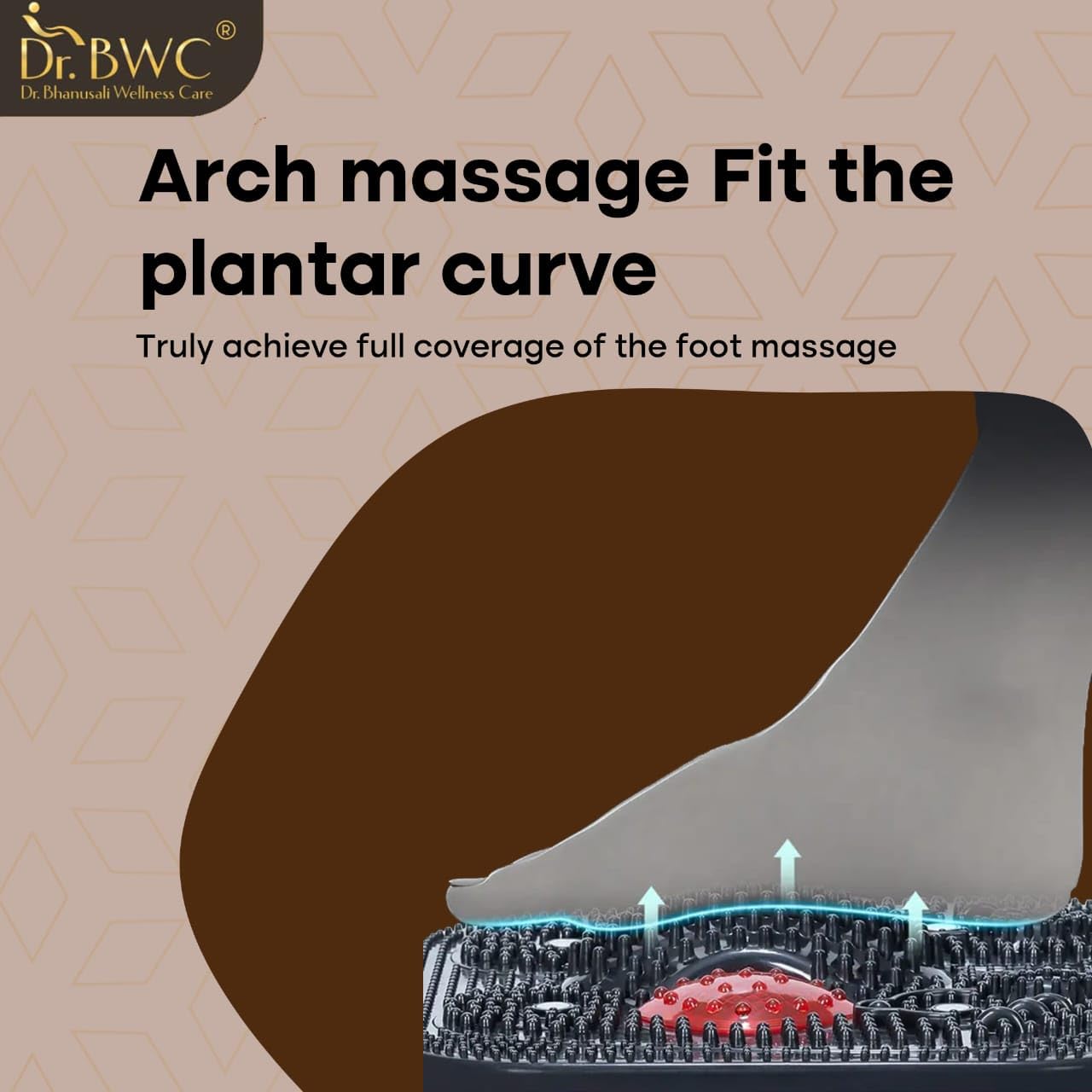 Dr BWC Full Body Vibration Massager for Home Use | Electric Vibration Machine with 2 Speed Modes | Wellness & Relaxation Equipment