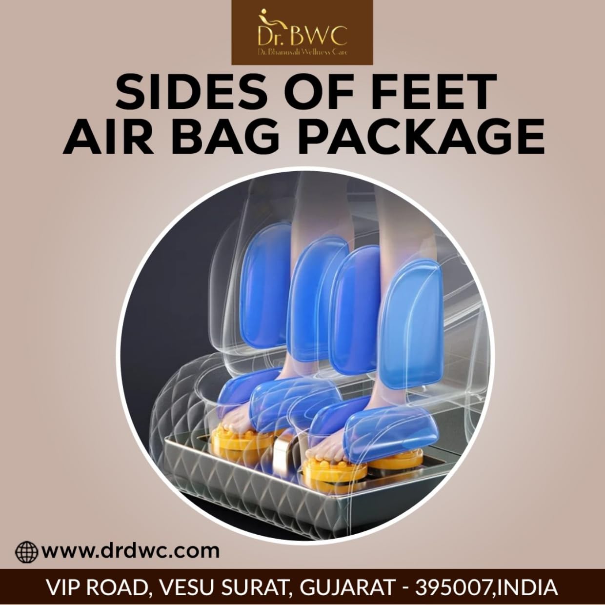 DR BWC® Business Class Fully Automatic Robotic 4D Zero Gravity Massage Chair Full Body Heating & Foot Massage Chair, Smart Touch Screen Remote Control | 18 Automatic Wellness Program |(Black Beauty)