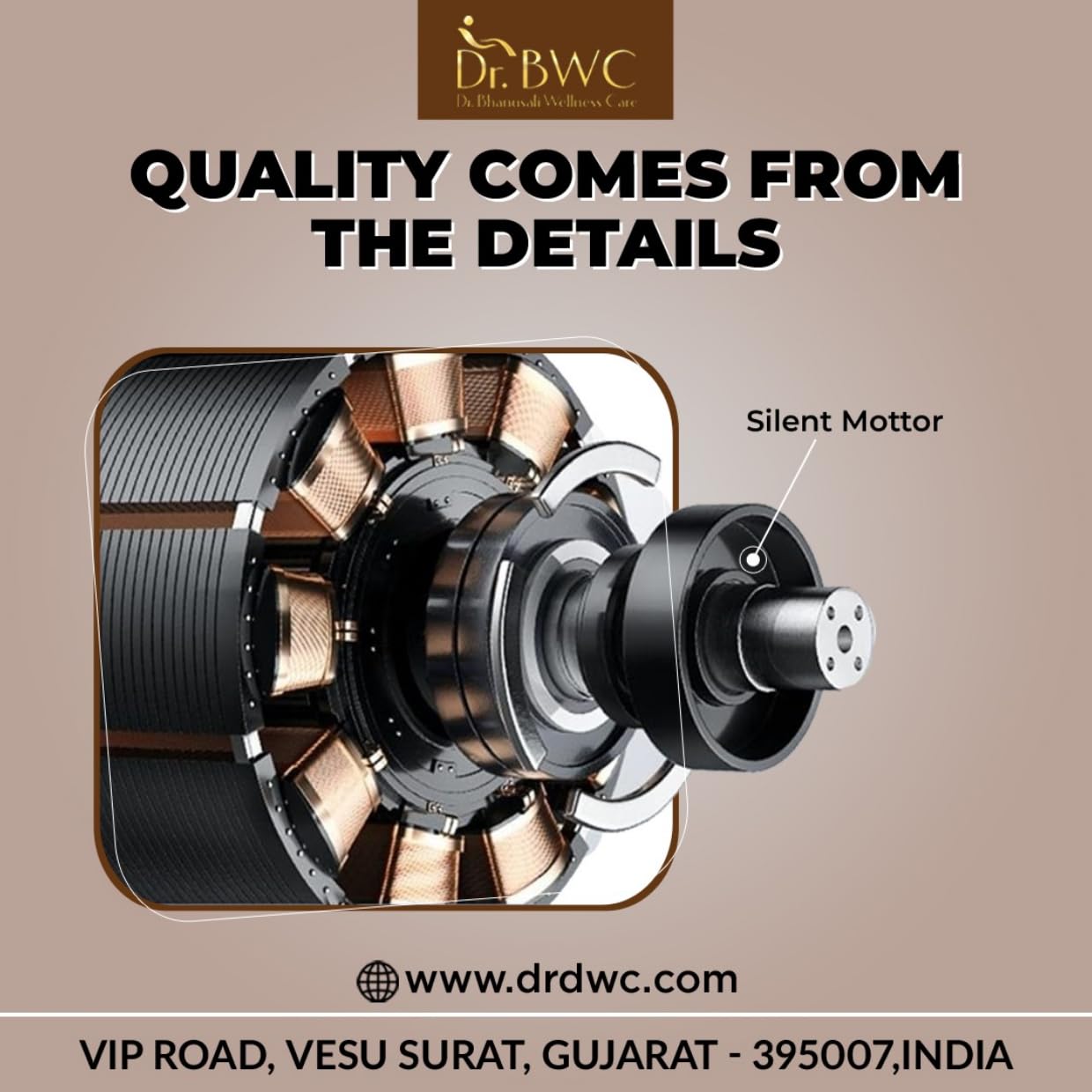 DR BWC® Business Class Fully Automatic Robotic 4D Zero Gravity Massage Chair Full Body Heating & Foot Massage Chair, Smart Touch Screen Remote Control | 18 Automatic Wellness Program |(Black Beauty)