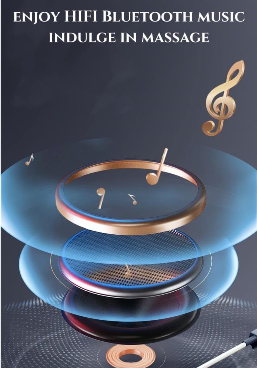 DR BWC® Space Capsule Zero Gravity Business Class Massage Chair for Stress Relief | Electric Massage Machine | Hot Compress Therapy | Auto Wellness Massage Chair for Back Pain Relief (Golden Brown)