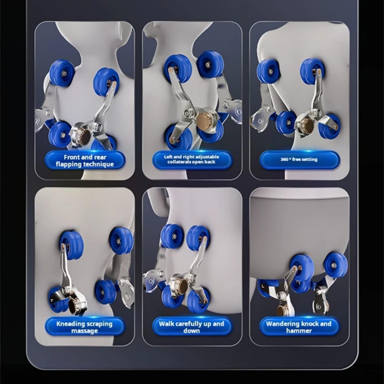 DR BWC® Space Capsule Automatic Massage Chair for Home 4D Zero Gravity Full Body Heating and Foot Massage Chair with Smart Touch Screen and Thigh Airbag