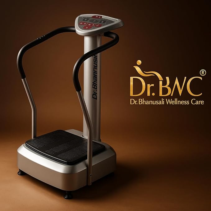 Dr BWC® Heavy Duty Vibration Plate Machine | Full Body Slimming & Fitness Massager for Home Gym | Powerful Crazy Fit Platform for Weight Loss & Muscle Toning