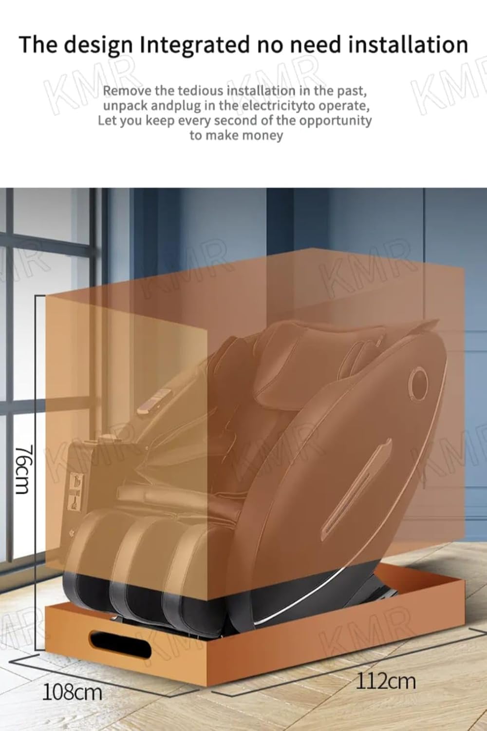 DR BWC® Coin Operated Massage Chair for Business & Commercial Use | Full Body Relaxation Recliner with Vending System | Premium Zero Gravity Chair for Malls, Gyms, Airports, Hotels & Waiting Lounges