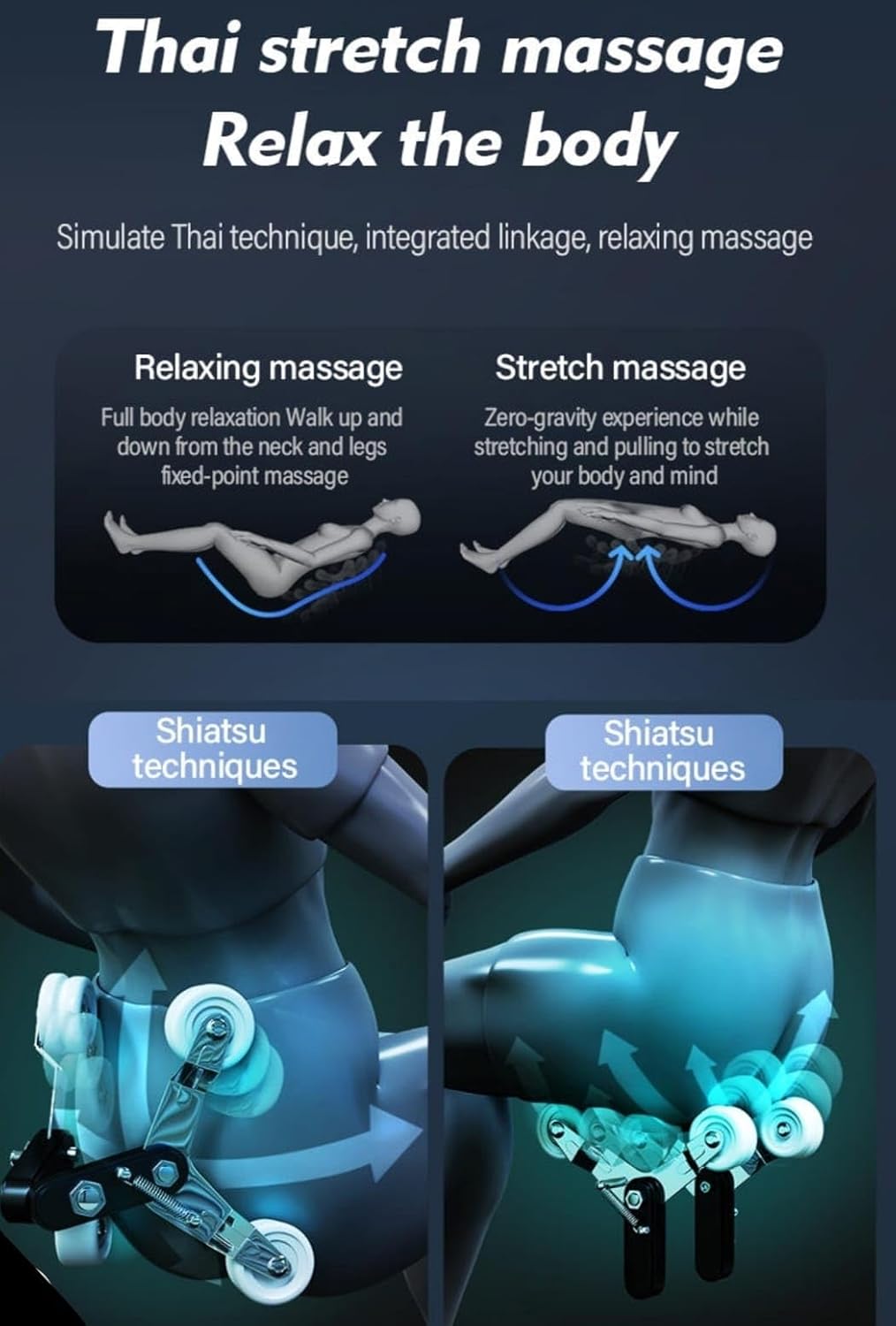 DR BWC® Fully Automatic 5D Zero Gravity Massage Chair for Home and Business!! Back Pain Relief Body Relaxion