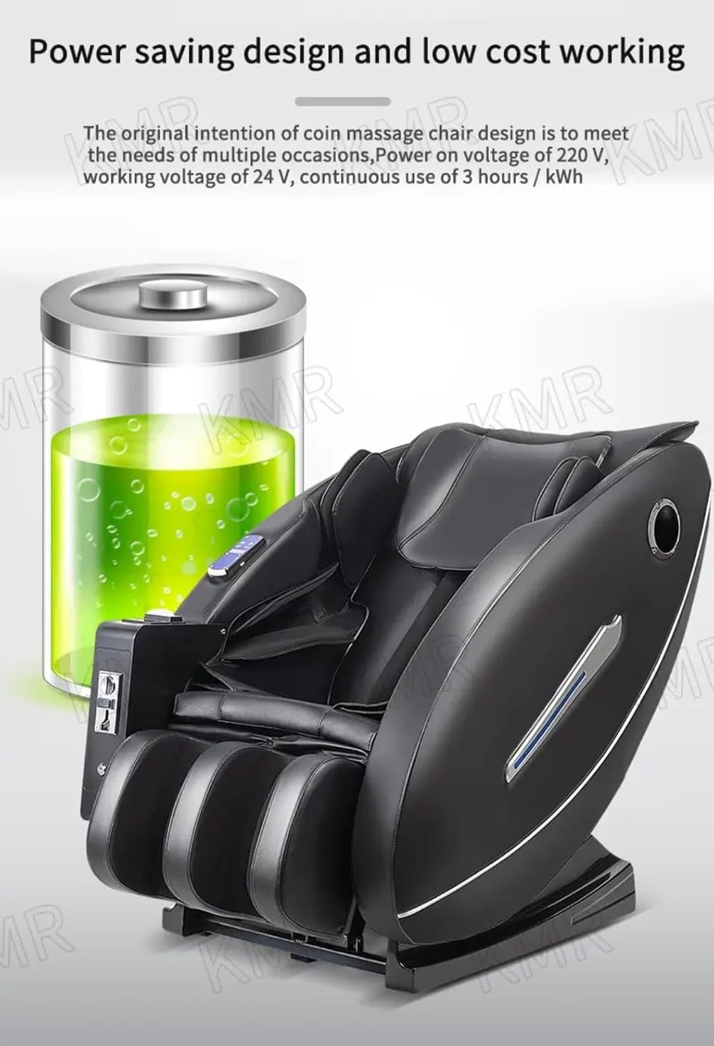 DR BWC® Coin Operated Massage Chair for Business & Commercial Use | Full Body Relaxation Recliner with Vending System | Premium Zero Gravity Chair for Malls, Gyms, Airports, Hotels & Waiting Lounges