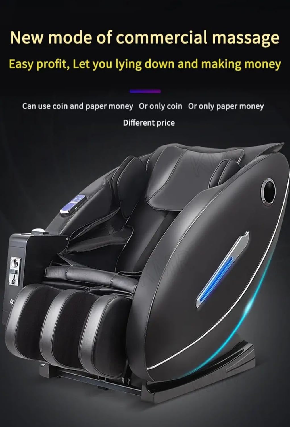 DR BWC® Coin Operated Massage Chair for Business & Commercial Use | Full Body Relaxation Recliner with Vending System | Premium Zero Gravity Chair for Malls, Gyms, Airports, Hotels & Waiting Lounges