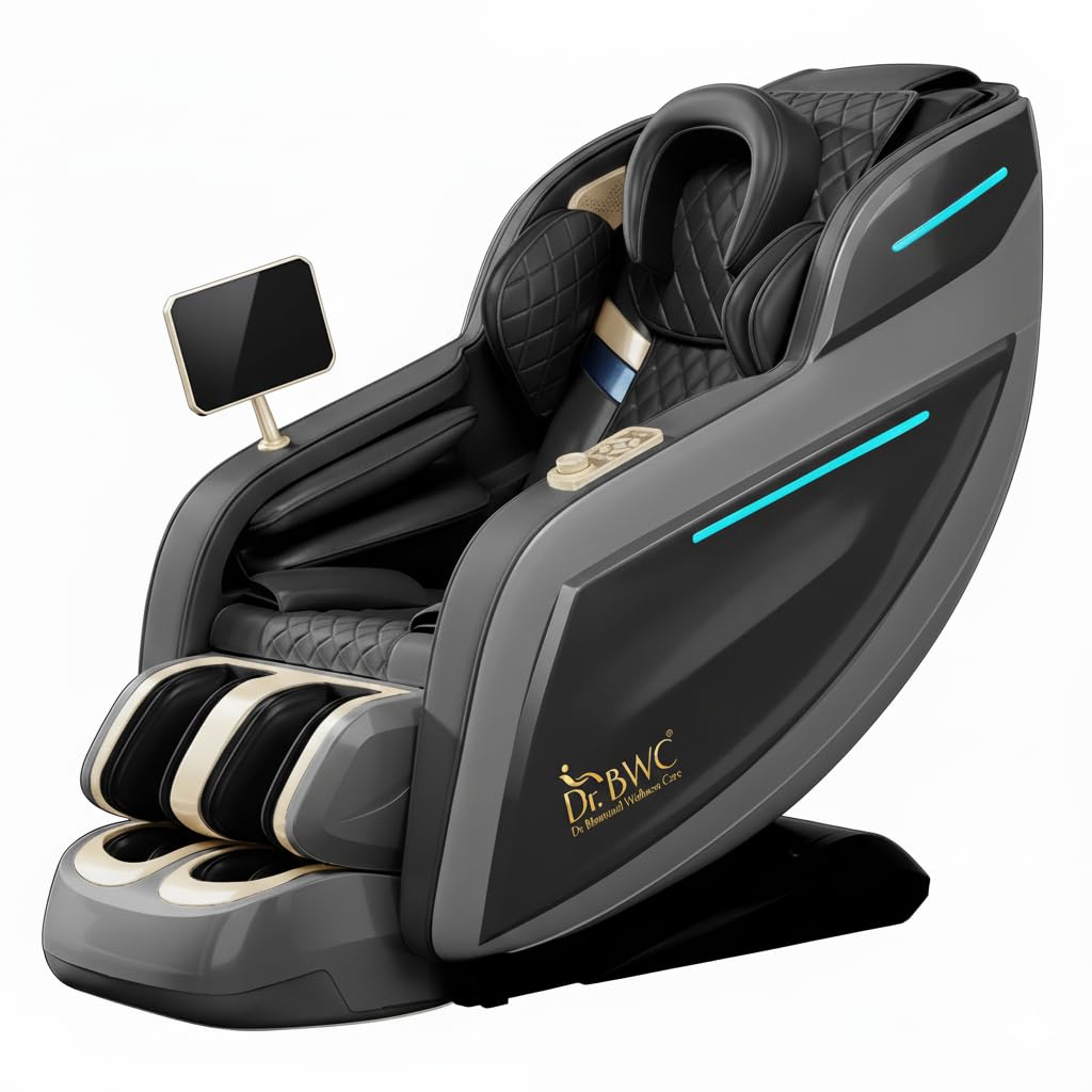 DR BWC® 4D AI Zero Gravity Full Body Massage Chair | Dual SL-Track, Auto Body Scan, Bluetooth Speakers, Heat Therapy, Foot Rollers, Cradle Massage Modes | Luxury Recliner for Home & Office