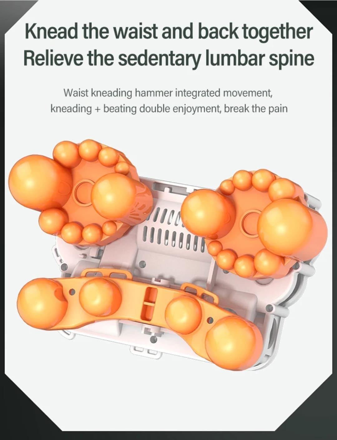 Dr BWC® The Founder Office & Gaming Body Electric Massage Chair with Shiatsu Rolling & Tapping Pressure Corded Electric Massage, White & Pistau