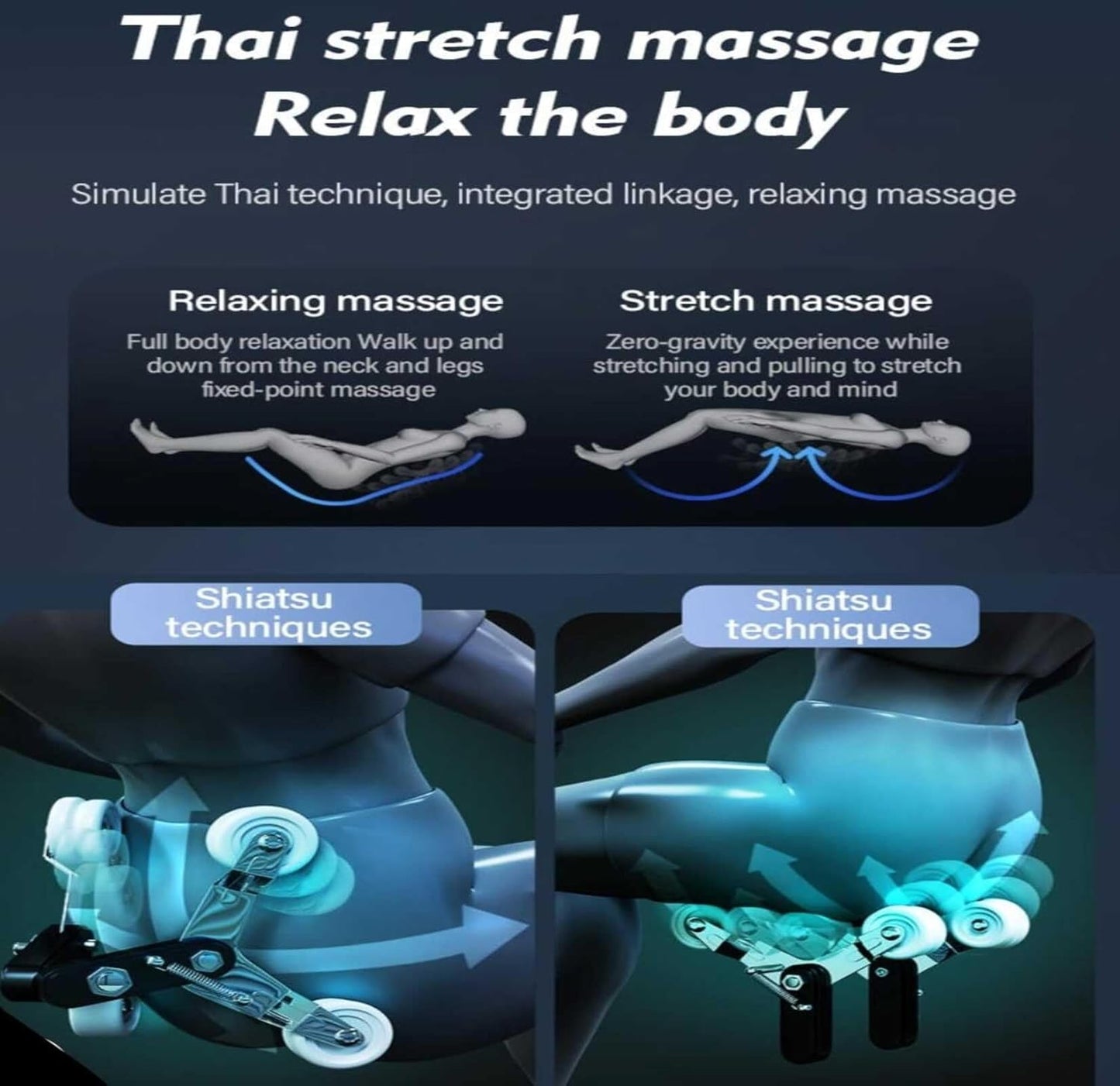 DR BWC® Fully Automatic 5D Zero Gravity Massage Chair for Home and Business!! Back Pain Relief Body Relaxion