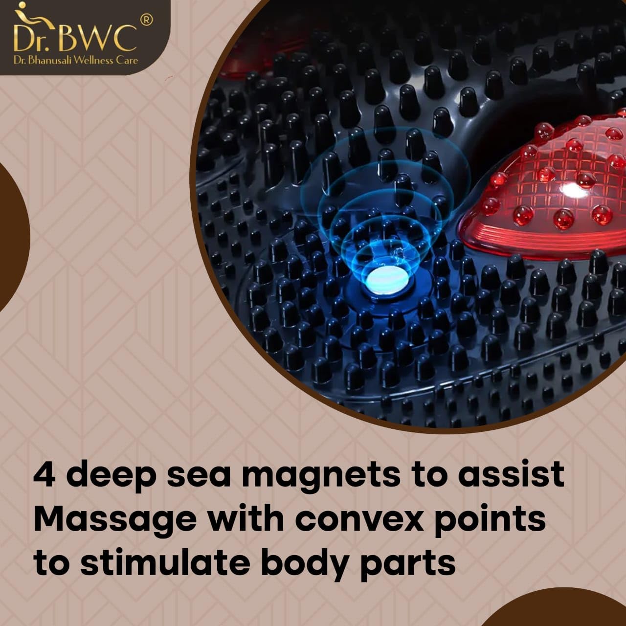 Dr BWC Full Body Vibration Massager for Home Use | Electric Vibration Machine with 2 Speed Modes | Wellness & Relaxation Equipment