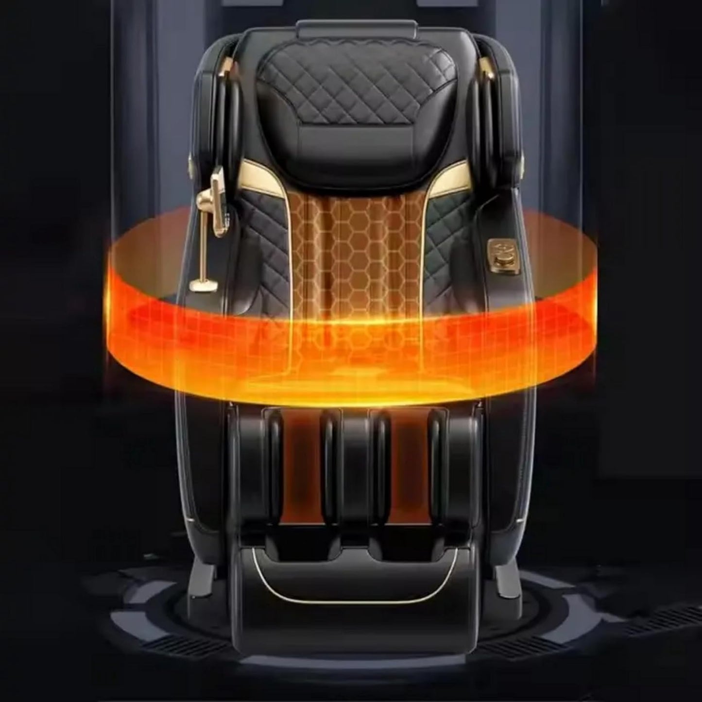 DR BWC® 4D AI Zero-Gravity Full Body Massage Chair | Double SL-Track 128 cm | Back Heat | Foot & Calf Rollers | Air Compression | Voice Control, Bluetooth | 24 Auto Programs for Home & Office