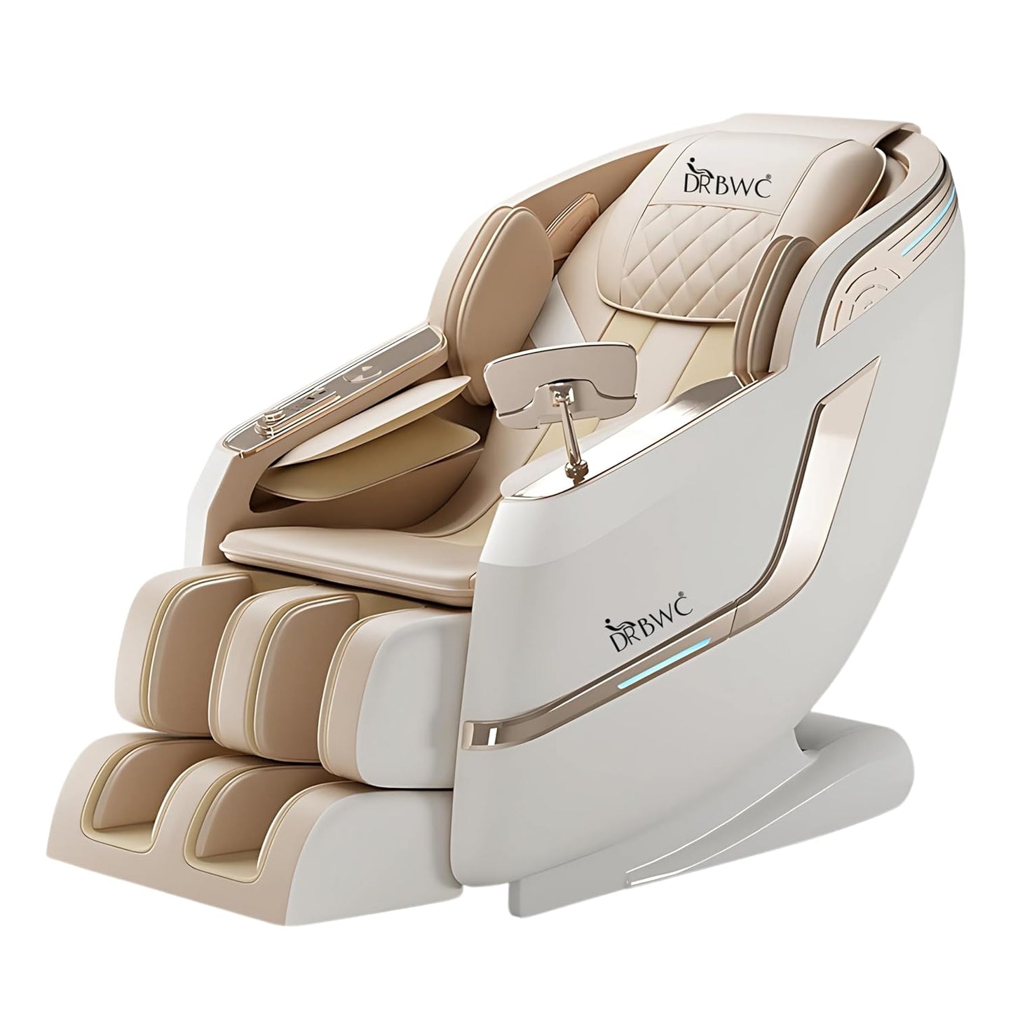 DR BWC® Leather 4D Zero Gravity Massage Chair for Stress, Pain Relief Electric Massage Chair AI Intelligent Core Manipulator with Bluetooth, Long SL Track 24 Combination Massage,Best for Home Use