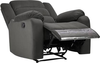 Dr. BWC Fabric Manual Swivel & Rocker Recliner  (Finish Color - grey, DIY(Do-It-Yourself))