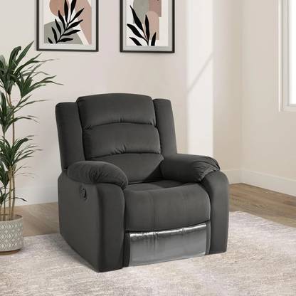 Dr. BWC Fabric Manual Swivel & Rocker Recliner  (Finish Color - grey, DIY(Do-It-Yourself))