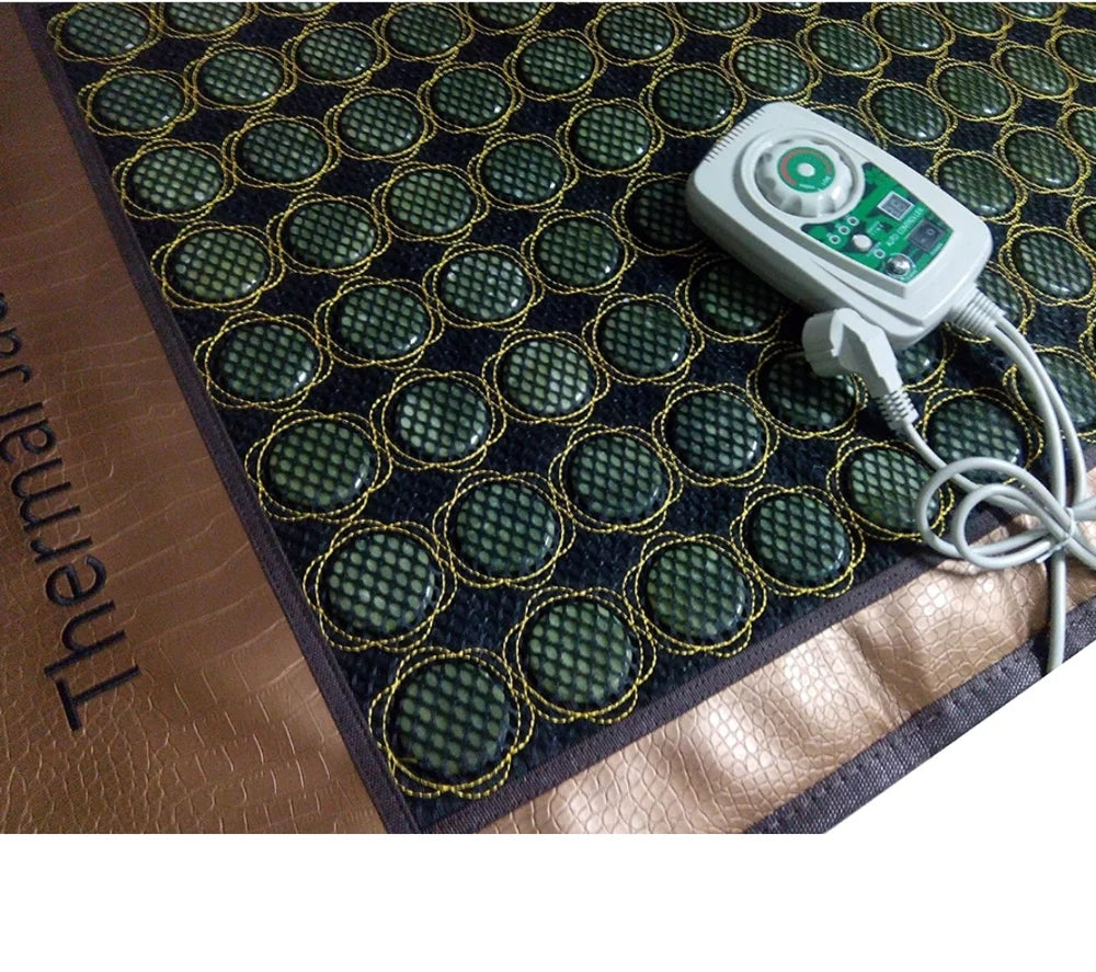 High Quality Pu Leather Brown Jade Stone Mesh Mat, 80 * 200 Cmc, Thickness: 30 mm